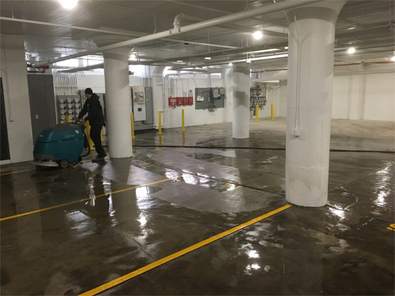 Parking Garage Cleaning